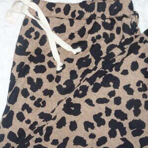 Brand New HoneyMe Leopard Cheetah Print Super Soft Joggers Pants 3X